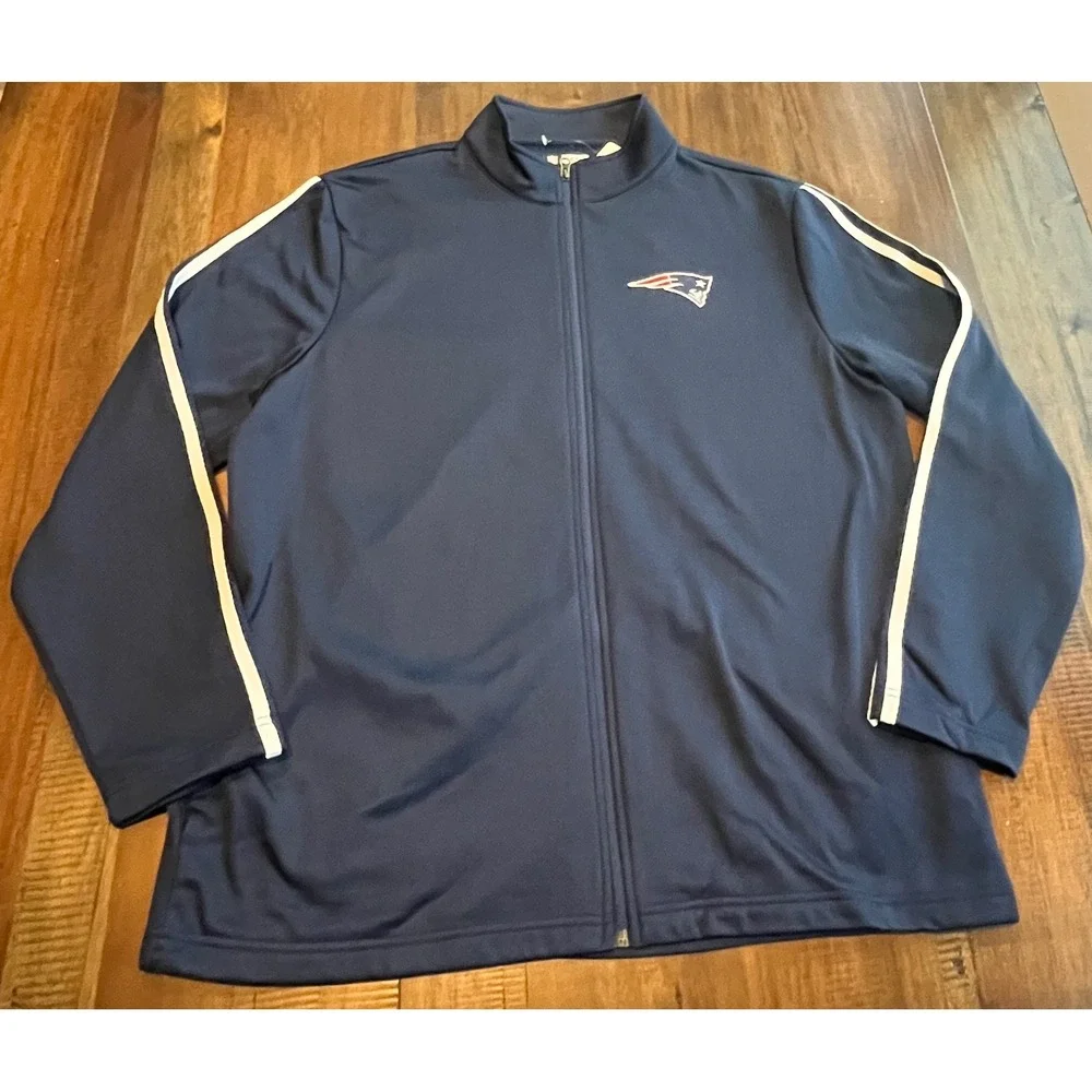 NFL New England Patriots Official Team Apparel Navy Full Zip Jacket
Mens XL - Picture 8 of 8
